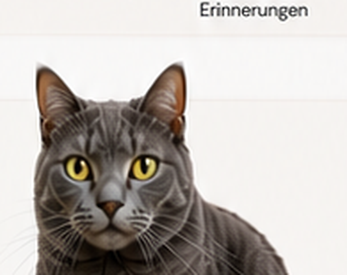 Lilly, graue Katze